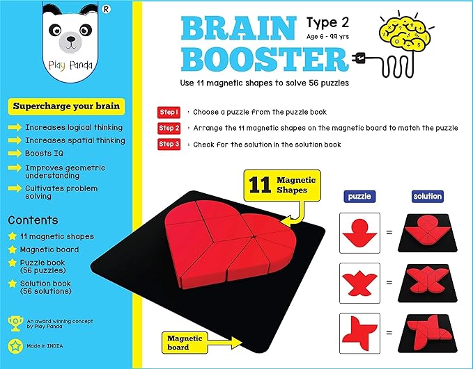 Play Panda Brain Booster Set 2 (Senior)

(Best Fun & Learn Brain Games)